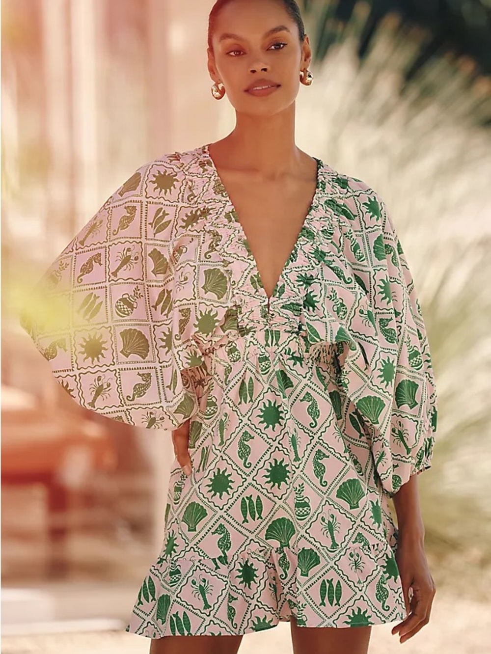 Show Me Your MuMu - NWT Hadley Mini - Coastal Collage